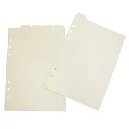 【DATA MATE A5手冊內頁】 RF-841 A5尺寸 6孔 索引隔頁板