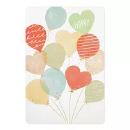 MIDORI 透明卡片- 氣球