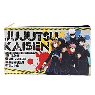 【日本正版授權】咒術迴戰 皮革 扁筆袋 鉛筆盒/筆袋/收納包/化妝包 虎杖悠仁/伏黑惠 - B款