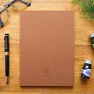 A5 經典方格筆記本-焦糖棕│介紙1.0鋼筆適用紙