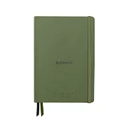 【Rhodia|rama】GoalbookCreation畫冊手帳_A5_硬皮_黑色Maya紙_點格_200gsm_120張_ 鼠尾草綠