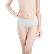 【K’s凱恩絲】雲朵感莫代爾花邊蠶絲內褲 XL 淺灰