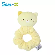 【日本正版授權】角落生物 吸水髮圈 造型髮圈/大腸髮圈/沐浴用髮圈 角落小夥伴 - 小貓款