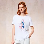 【ST.MALO】美國銀纖維IONIC+普普藝術印花抗菌女上衣-2332WT- XL 晶亮白