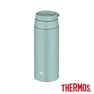 【THERMOS膳魔師】不鏽鋼可提式上蓋真空保溫杯GOGO杯500ml (JOO-500-MG) 島嶼灰綠