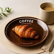 【日本Sugar Land】Morning早晨時光 陶瓷餐盤22cm ‧ Coffee