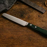 【日本青芳製作所】職人木柄 不鏽鋼刀子23cm ‧ 綠