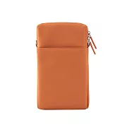 【MUJI 無印良品】自由組合收納包/長方形.小.縱型/橘