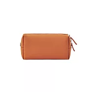 【MUJI 無印良品】自由組合收納包/長方形.小.厚型/橘