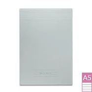 【DATA MATE A5便條本 】可撕式便條本 RF-191T A5尺寸-橫格 淺灰藍