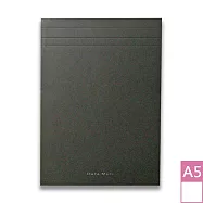 【DATA MATE A5便條本 】可撕式便條本 RF-193T A5尺寸-空白 黑色