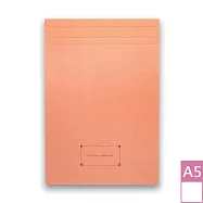 【DATA MATE A5便條本 】可撕式便條本 RF-193T A5尺寸-空白 桔色