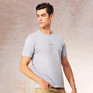 【ST.MALO】軍規IONIC+銀纖維視覺藝術精品男上衣-2310MT- L 極地藍