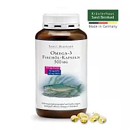 聖伯納德 Sanct Bernhard Omega-3魚油膠囊500mg(400粒/罐)天然多不飽和 omega-3 脂肪酸-原 德國百年草本