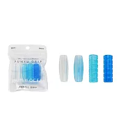 KUTSUWA 大人色系夾鏈袋裝果凍握筆套 海洋藍色系