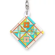 小鏡子鑰匙圈 復古花窗