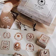 【Meow Illustration】櫸木印章套組-農場物語(6入)