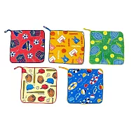 【日本丸真】Piccolino 掛繩小方巾五入組 球類運動 球類運動