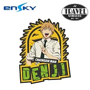 【日本正版授權】鏈鋸人 防潑水 貼紙 日本製 行李箱貼/裝飾貼紙 - 淀治