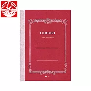 TSUBAME B5 筆記本 32枚入 COMFORT 橫格 紅色