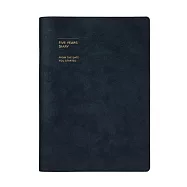 【日本Mark&rsquo;s】質感素色5年連用日記本 ‧ 海軍藍