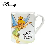【日本正版授權】迪士尼 陶瓷 馬克杯 295ml 日本製 咖啡杯 100周年紀念 - 奇妙仙子