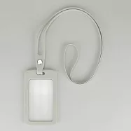 【ABEL】舒展 超Q彈矽膠證件套繩組 杏灰