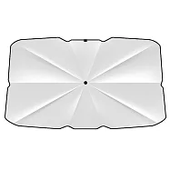 [ BeOK ] 汽車遮陽板前檔遮光 升級鈦銀遮陽傘防曬 好收納 轎車休旅車適用 (尺寸可選) 寬140cm 休旅車適用