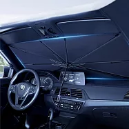 [ BeOK ] 汽車遮陽板前檔遮光 升級鈦銀遮陽傘防曬 好收納 轎車休旅車適用 (尺寸可選) 寬125cm 轎車適用