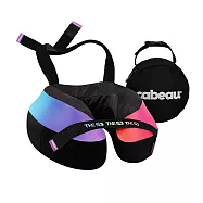 【Cabeau】旅行用記憶棉頸枕S3/TNE 飛機枕(附耳塞+收納袋) 阿姆斯特丹彩虹