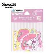 【日本正版授權】三麗鷗 防潑水 貼紙包 手機貼紙/平板貼紙/筆電貼紙 行李貼/裝飾貼紙 - 美樂蒂