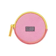 【KING JIM】FLATTY SHEER 多功能網狀拉鍊袋 S 粉紅色 (5160-PK)