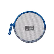 【KING JIM】FLATTY SHEER 多功能網狀拉鍊袋 S 灰色 (5160-GY)