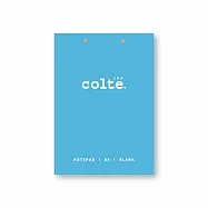 colte 上掀式筆記本 A5 100P (148x210mm)空白 藍色