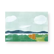 實心美術【寫旅行】明信片 17號 大肚山與教堂