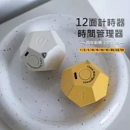 【美好家 Mehome】12面計時器 定時器 翻轉計時 白色(USB充電)