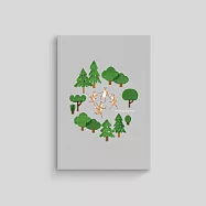 【 Hello Studio 你好工作室 】狐吉森森 | 15weeks八分格記事本 無時效週計畫手帳