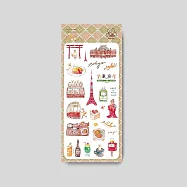 【 Hello Studio 你好工作室 】東京散策 Tokyo Sanpo | 透明割型貼紙