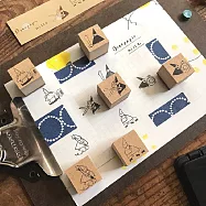 【avocado mori 森酪梨】 文具小精靈 Brevpapir nisse | 木製印章 _墨水