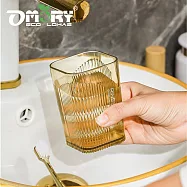 【OMORY】輕奢透明方形漱口杯- 藤黃