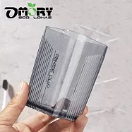 【OMORY】輕奢透明方形漱口杯- 透灰
