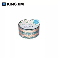 【HITOTOKI】SODA 透明PET卷狀膠帶 粉金箔押款 20MM 蒲公英