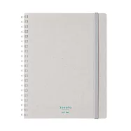 KOKUYO Sooofa軟線圈筆記本4mm方格(B6)- 灰