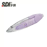 (盒裝10入)SDI手牌 i-PULO新色雙主修兩用修正帶 ECT-125 粉紫