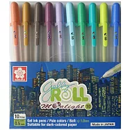 【SAKURA】月光晶彩筆 1.0mm 10色組宇宙色