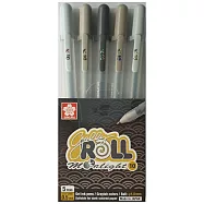 【SAKURA】月光晶彩筆 1.0mm 5色組 宇宙色