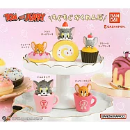 【日本正版授權】全套5款 湯姆貓與傑利鼠 嚼嚼躲貓貓公仔 扭蛋/轉蛋 甜點公仔 Tom and Jerry 953333