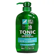 日本熊野馬油二合一淨爽洗髮精600ml