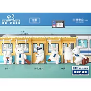 星期一的布魯斯公仔盒玩-第3彈:日常的通勤 (6入盒裝)