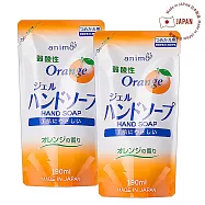 日本Rocket橘子洗手乳補充包190ml x2包